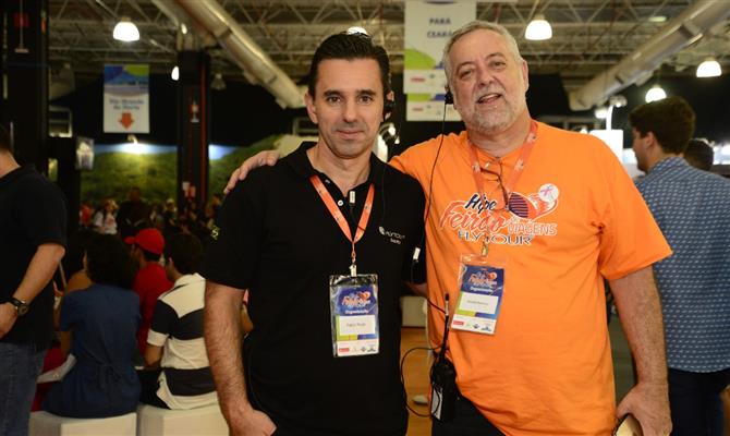 O diretor da Flytour Eventos, Fábio Rossi, e o presidente da Flytour Viagens, Michael Barkoczy