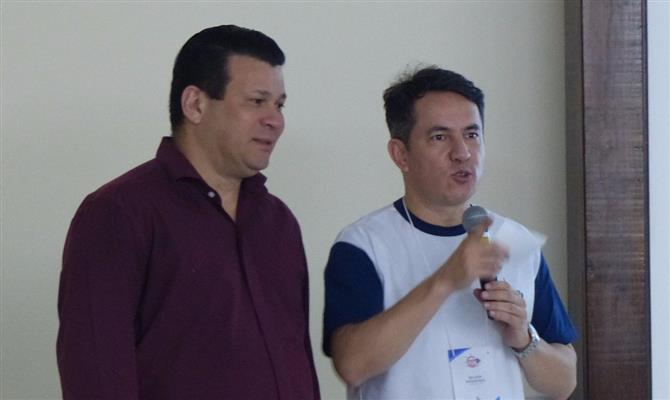 Ricardo Peixoto, do Portobello Resort & Safári,e Gelson Popazoglo, da GTA