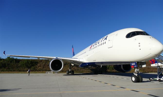 A350 da Delta Airlines. Serão 25 no total, com entregas até 2020