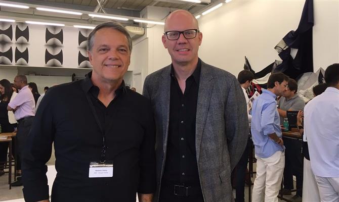 Newton Vieira, diretor da SMI, e Markus Schreyer, vice-presidente do Design Hotels da América