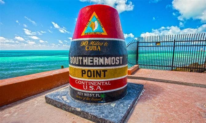 Southernmost Point of Continenta precisou ser restaurado, após ser danificado pelo furacão Irma