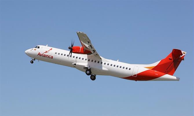 ATR 72-600 são os equipamentos utilizados nos voos da Avianca Argentina