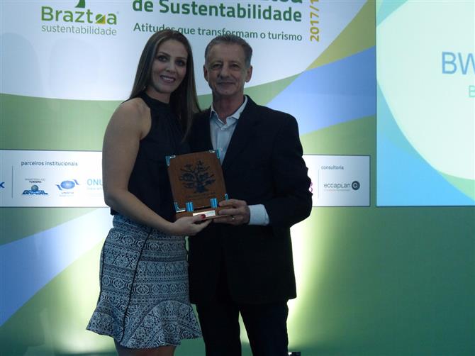 BWT Operadora foi a campeã do Prêmio Sustentabilidade entre as associadas Braztoa em 2017
