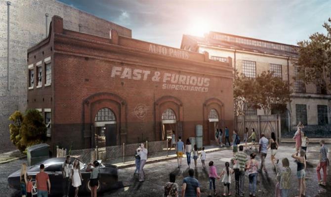 Atração Fast & Furious - Supercharged estreia na primavera norte-americana