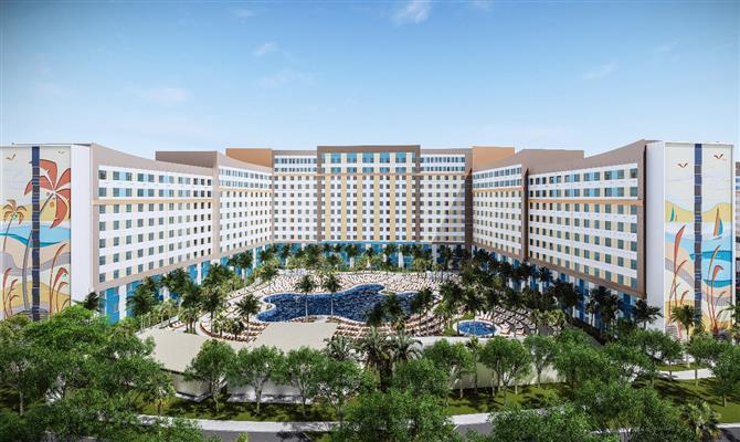 Os novos hotéis vão somar 2,8 mil quartos para a Universal Orlando