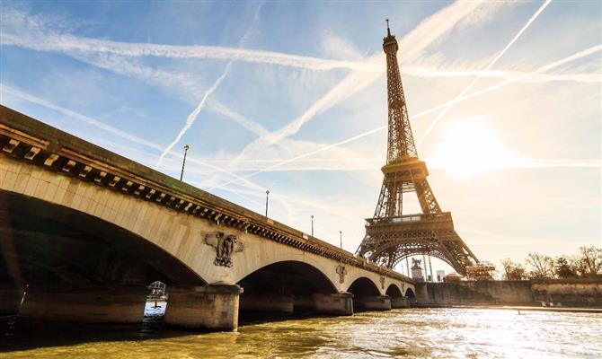 Rio Sena tem algumas das melhores vistas de Paris