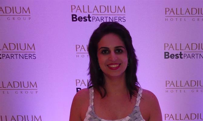 Carollina Abud durante o Palladium Best Partners