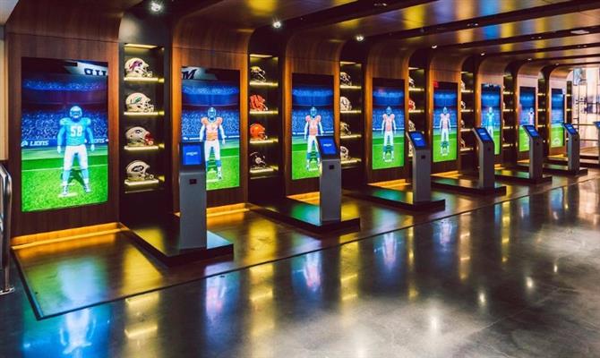 Expaço NFL Experience oferece dez experiências interativas na Times Square