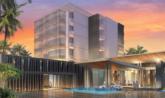 Projeção do Waldorf Astoria Cancun