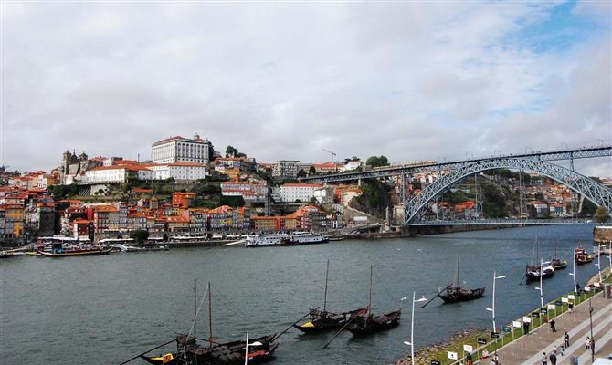 A cidade do Porto, em Portugal