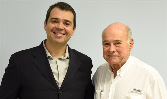 Edmilson Romão e José Guillermo Alcorta, presidente da PANROTAS