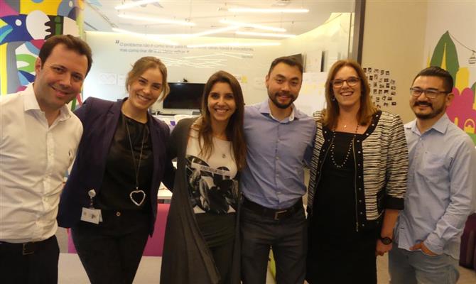 Equipe da Visa Brasil durante encontro com influenciadores do Turismo