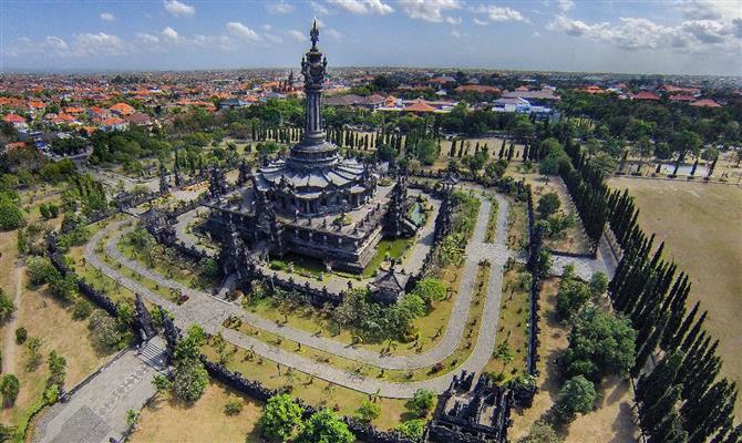 Monumento Bajra Sandhi é um dos pontos turísticos de Denpasar, em Bali