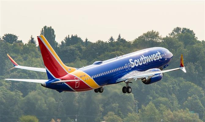 Southwest é a companhia dos EUA com mais aeronaves 737 Max da Boeing