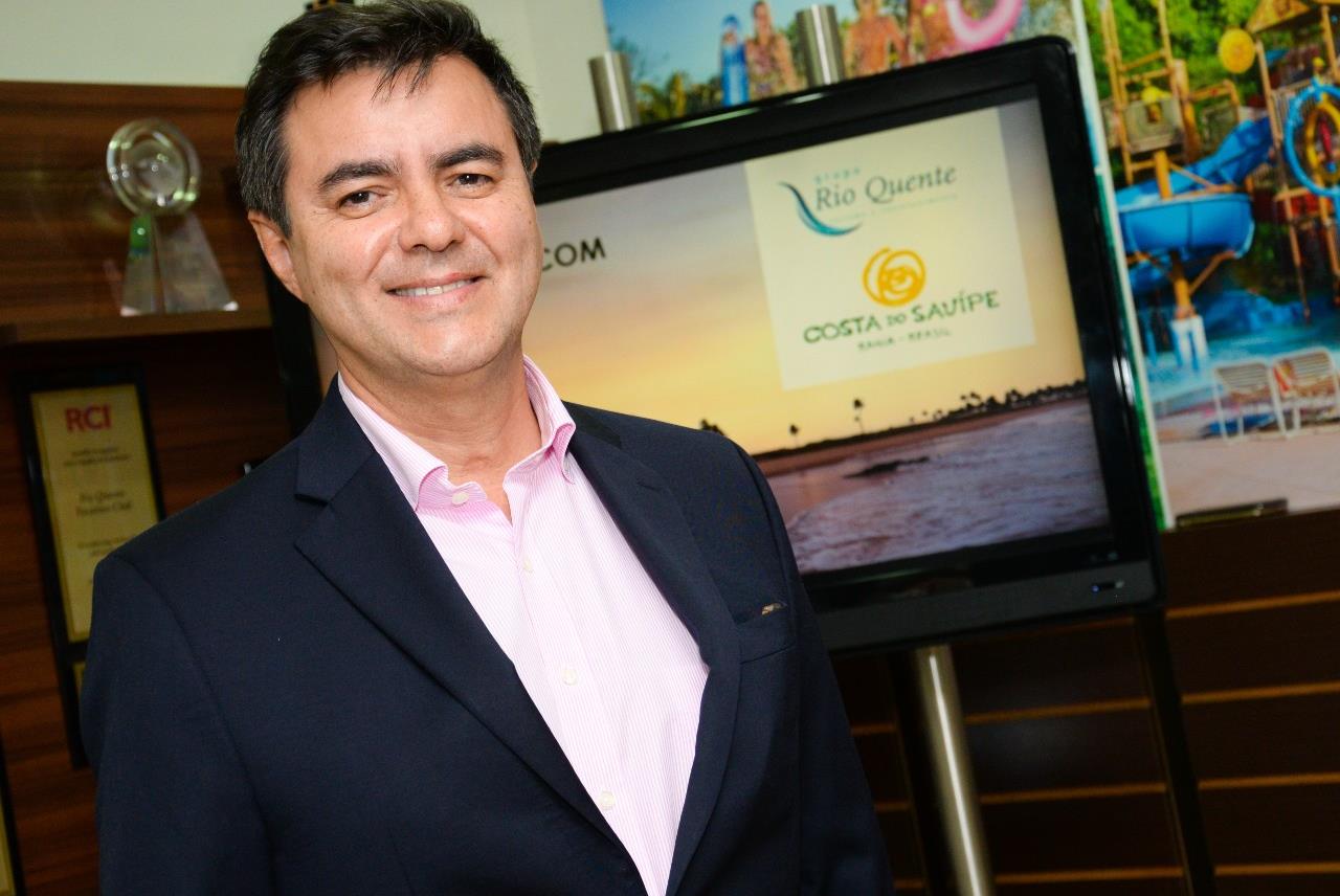 Flávio Monteiro, diretor de Experiência Marketing do Grupo Rio Quente, anunciou a construção do Hot City