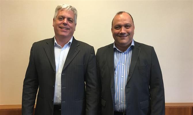 Ricardo Domingues, novo diretor executivo da ABR, e Alberto Cestrone, presidente da principal associação de resorts do Brasil