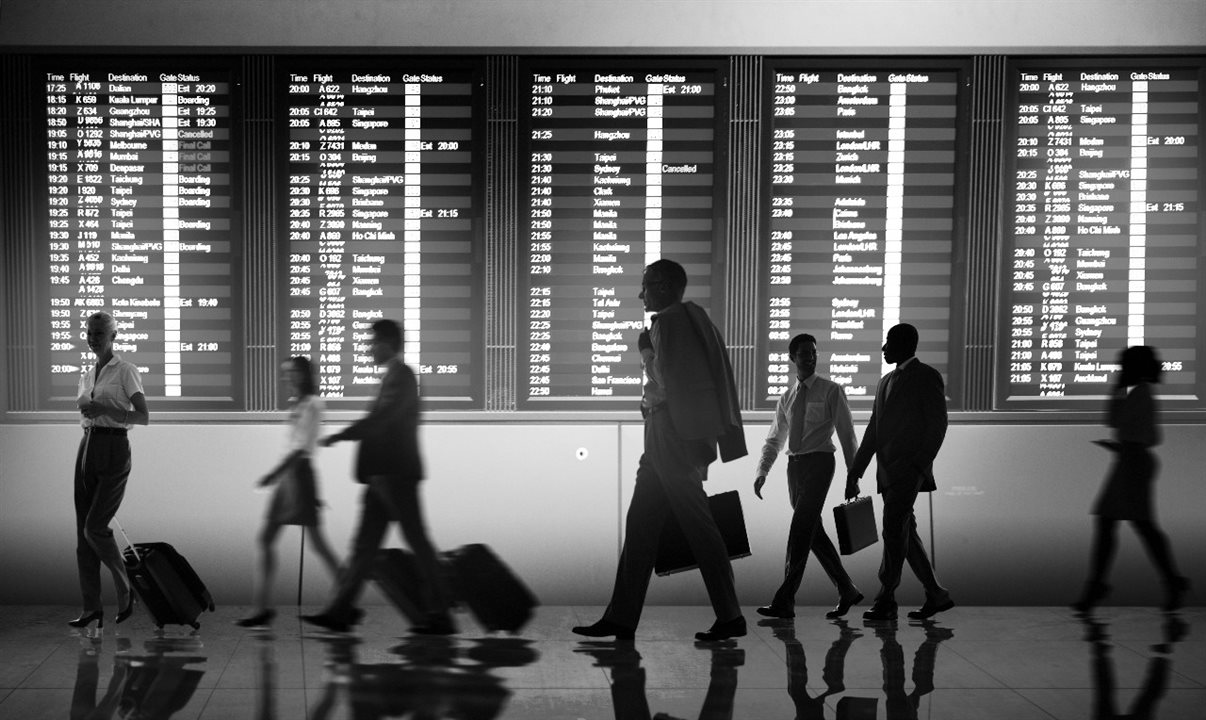 No acumulado do ano até maio, o volume de viajantes internacionais com foco corporativo, exceto os países vizinhos, aumentou 4,2% na comparação com o mesmo período de 2024