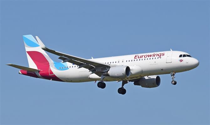 Família A320 da Eurowings vai oferecer wi-fi para voos de curta e média distância