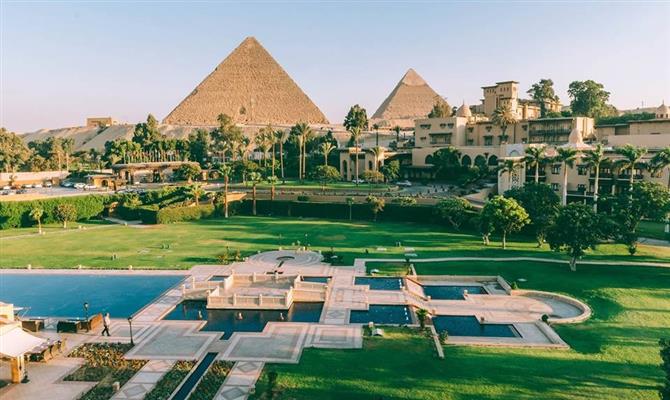 Marriott Mena House, ao lado das grandes pirâmides do Egito