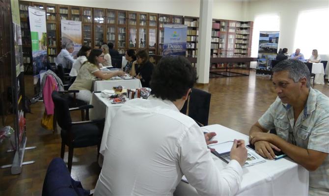 O evento contou com interação entre os representantes de empresas do Vale do Douro e agentes e operadores brasileiros