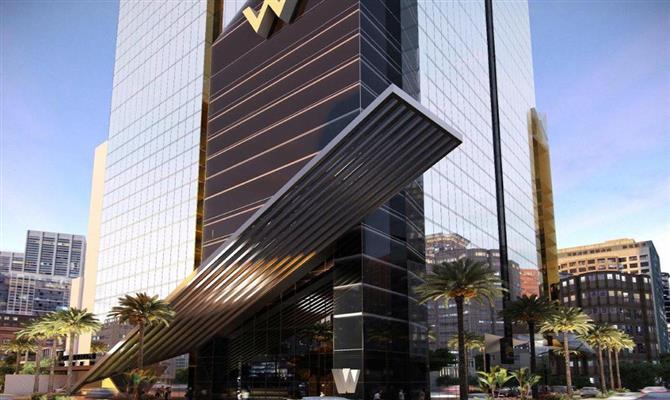 Hóspedes acessam o W Panama pelo 15º andar do prédio Evolution Tower Corp