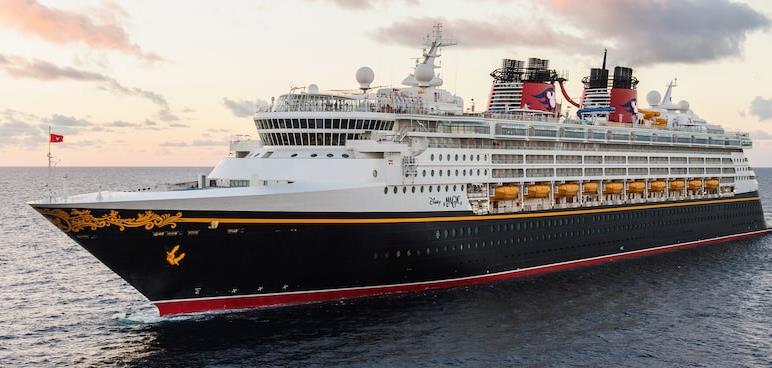 Disney Magic é o navio usado para os roteiros Western European e Mediterranean