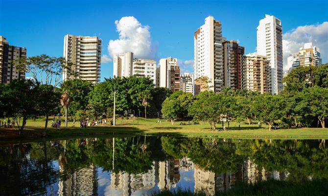 Lago das Rosas, em Goiânia: Airbnb está autorizado a operar na cidade