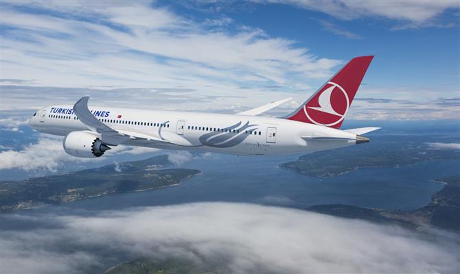 Além dos 25 encomendados, Turkish poderá incluir mais cinco aviões B787-9 Dreamliner no pedido