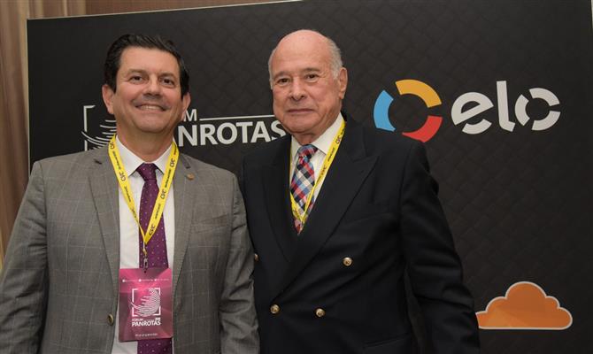 O deputado federal Otávio Leite com Guillermo Alcorta, da PANROTAS