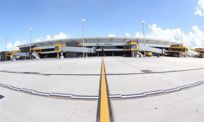 O aeroporto de Vitória foi um dos participantes do leilão de concessões