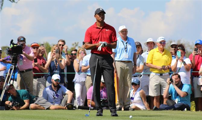 O golfista profissional Tiger Woods