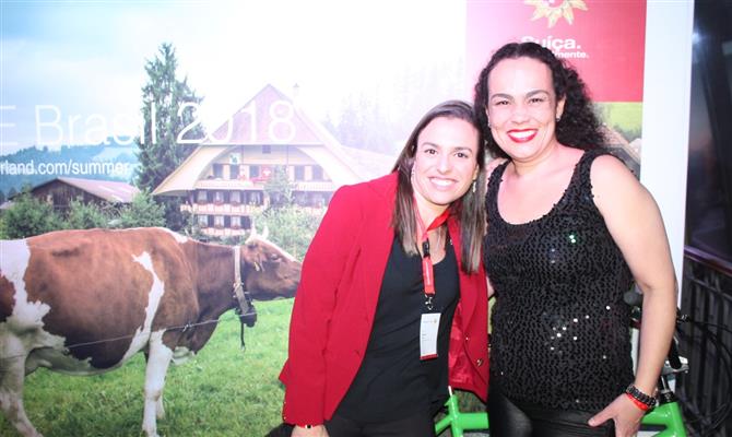 Natália Leal e Fernanda Maldonado, do Switzerland Tourism
