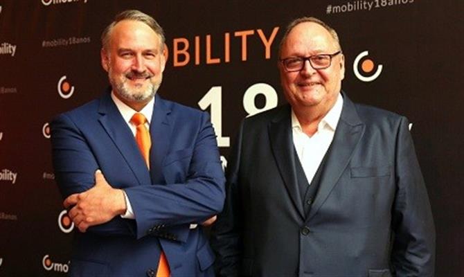 Oskar Kedor, CEO da Mobility, e Oswaldo Melantonio, presidente da Mobility