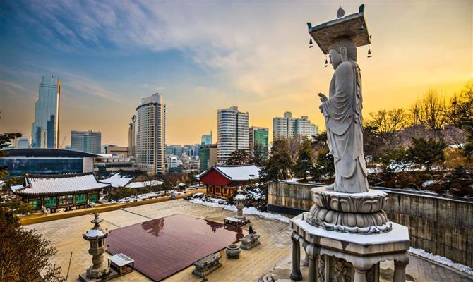 Coréia do Sul registrou um aumento notável nas pesquisas de viagens de fora do país