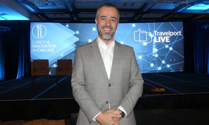 O vice-presidente interino e gerente geral da Travelport para a América Latina, Luis Vargas