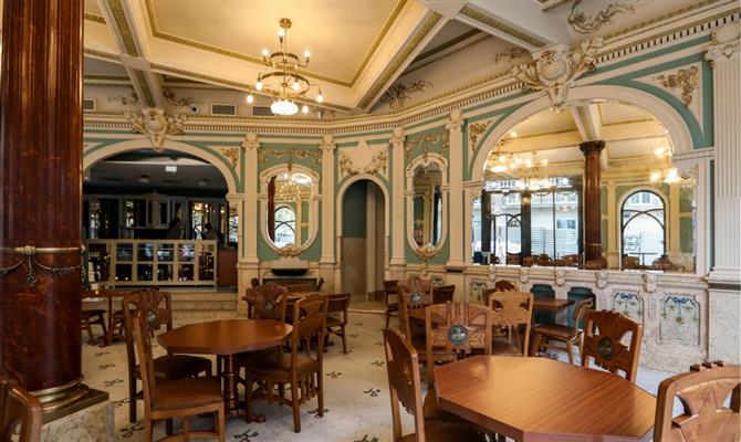 Café histórico A Brasileira, no Pestana Porto