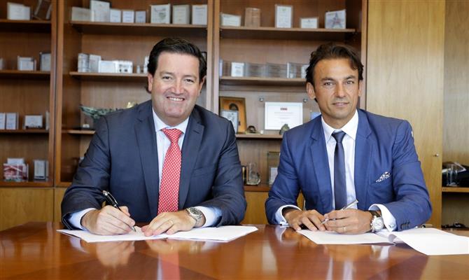 Andrés Solari e Patrick Mendes, CEOs de Algeciras e Accor, respectivamente