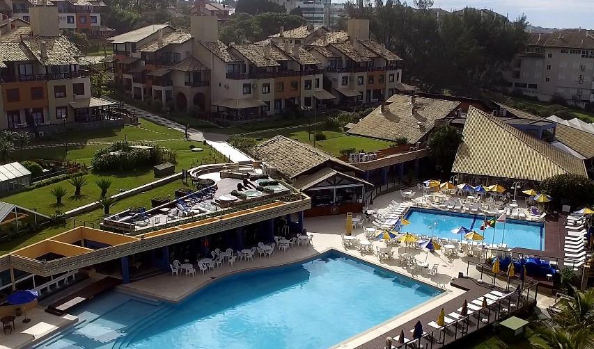 Resort fica na praia do Santinho, em Florianópolis