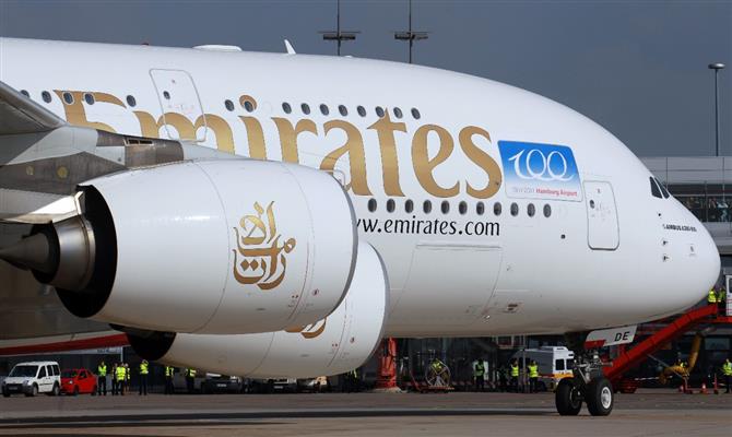 A380 visitou pela primeira vez o aeroporto de Hamburgo em 2011
