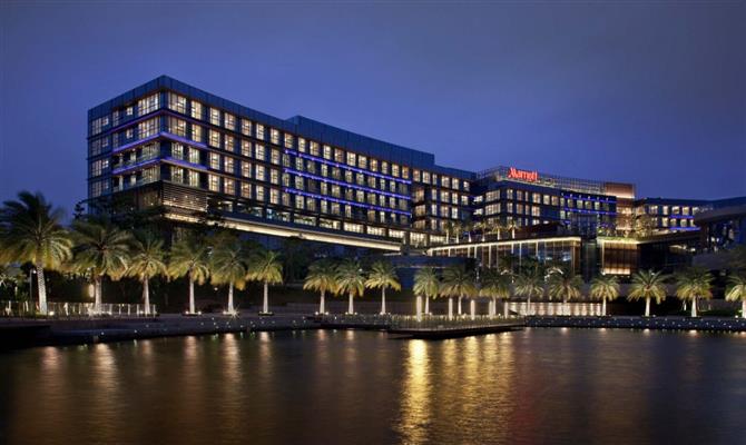 Marriott Executive Apartments em Shenzhen, China, um dos 310 hotéis da rede no país