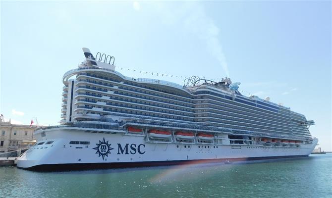 O MSC Seaview, mais novo navio da companhia