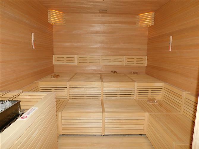 Sauna é apenas uma das opções de bem-estar nas instalações do MSC Aurea SPA