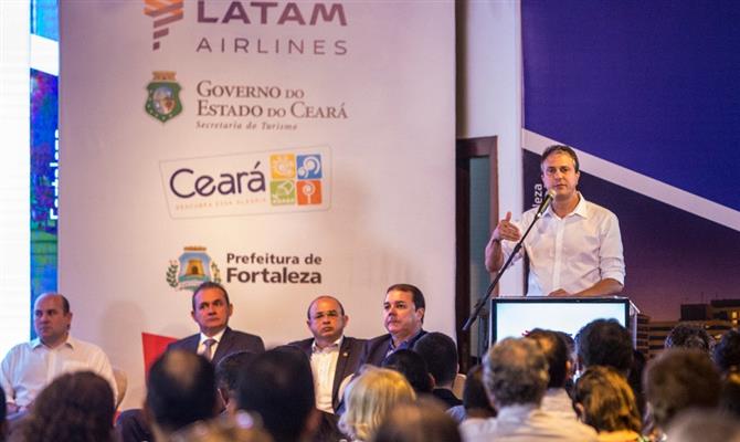 Camilo Santana, governador do Ceará, durante evento realizado em Fortaleza