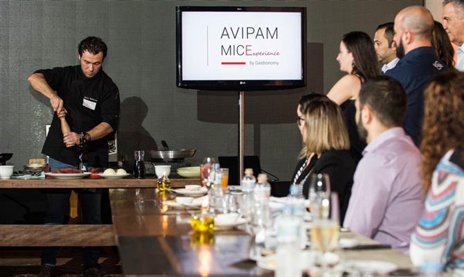 Aula com Marcos Baldassari na segunda edição do Avipam Mice Experience