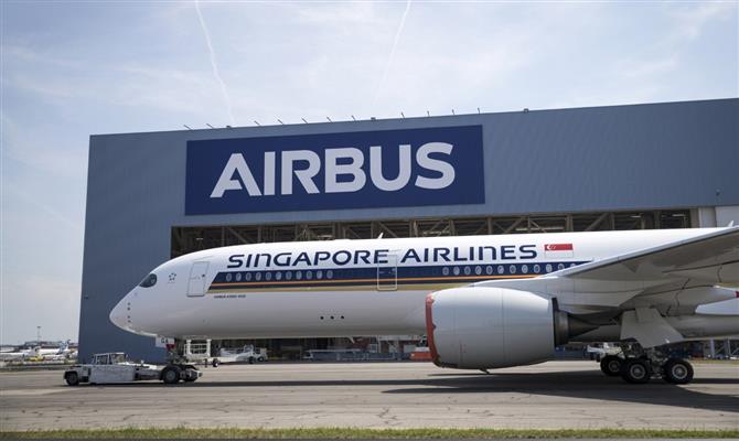 Aeronave fará parte de serviço non-stop da Singapore Airlines