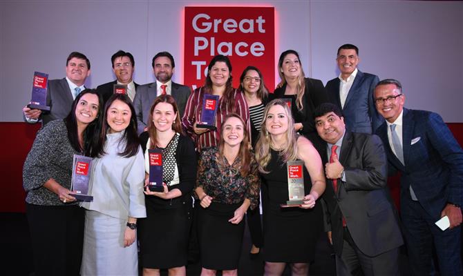 Vencedores do prêmio Great Place to Work - Hotelaria e Turismo