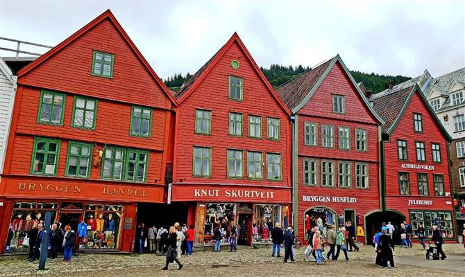 Bergen é a segunda maior cidade da Noruega, atrás apenas de Oslo