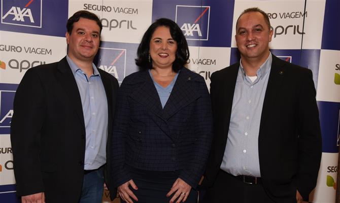 Luiz Gustavo da Costa, Cláudia Brito e Celso de Andrade, da April