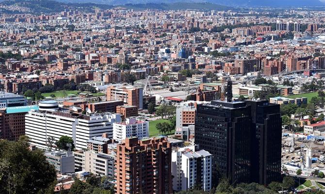 A cidade de Bogotá, na Colômbia