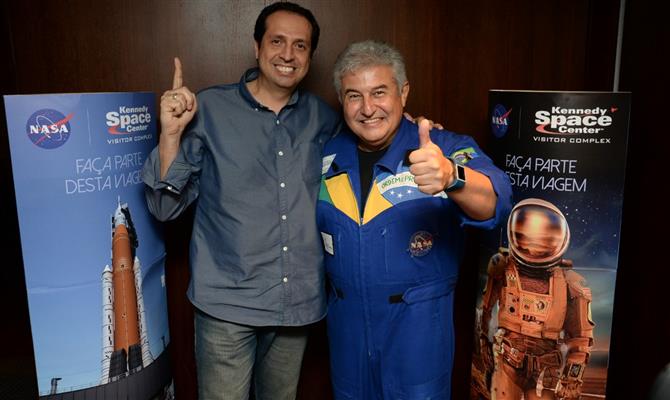 Marcos Palhares, candidato a primeiro turista espacial brasileiro e sócio de Marcos Pontes em sua agência, que comercializa os voos espaciais no País